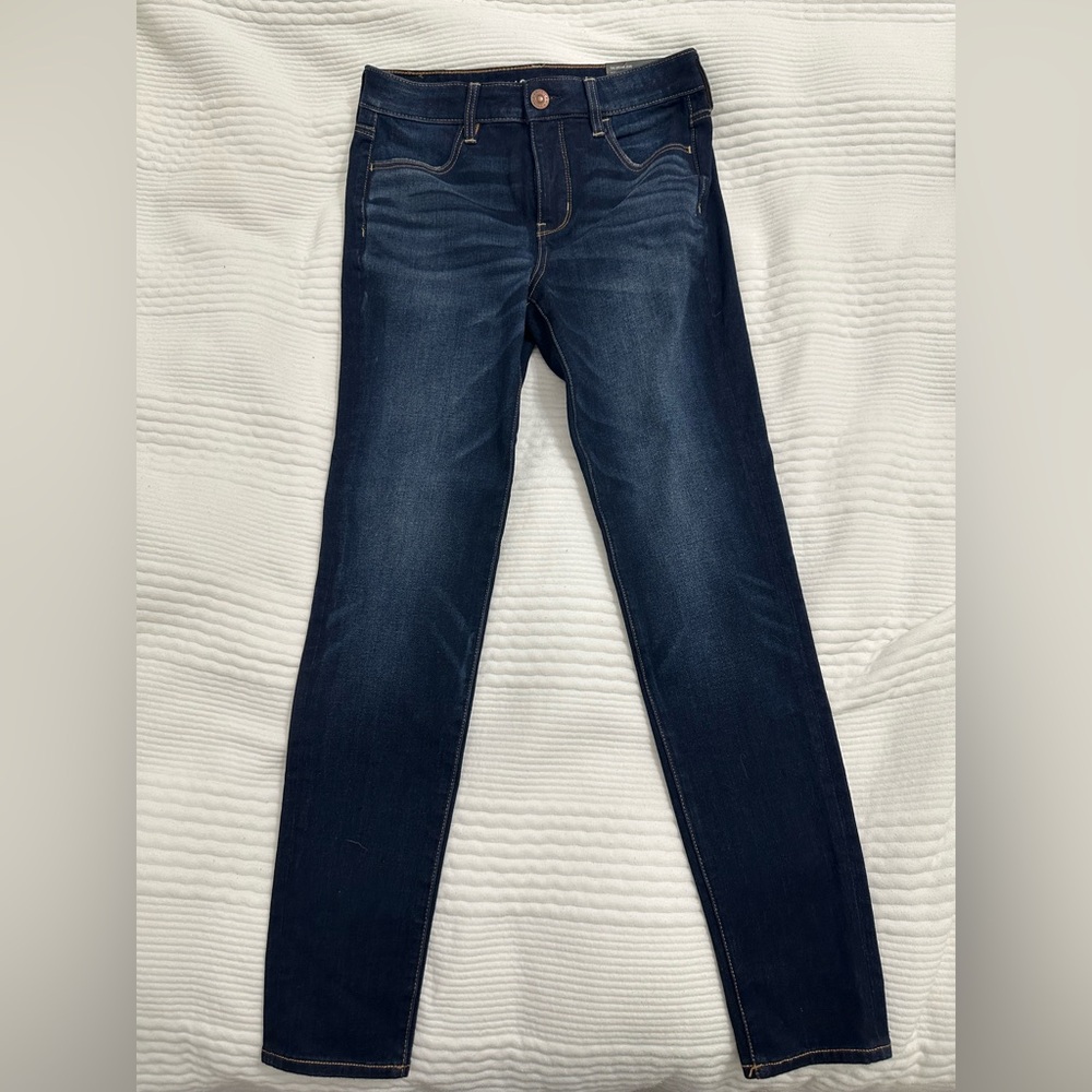 American Eagle Outfitters Dark Indigo Skinny Jeans